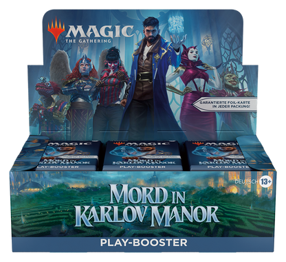 Magic: The Gathering - Mord in Karlov Manor Play-Booster Display (Deutsch)