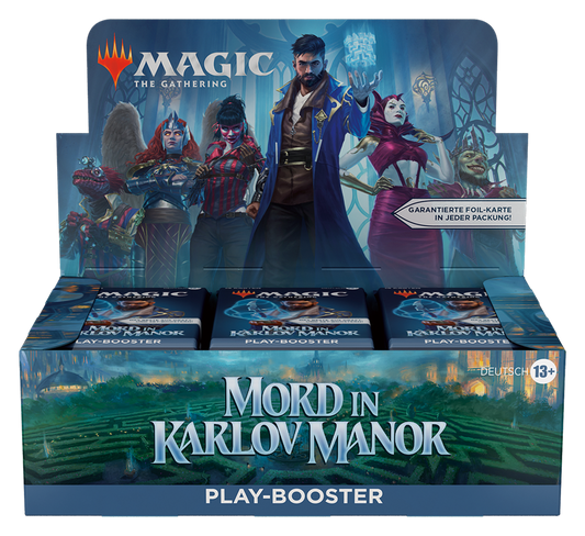 Magic: The Gathering - Mord in Karlov Manor Play-Booster Display (Deutsch)