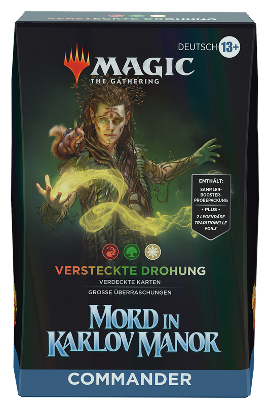 Magic: The Gathering - Mord in Karlov Manor Commander Deck "Versteckte Drohung" (Deutsch)