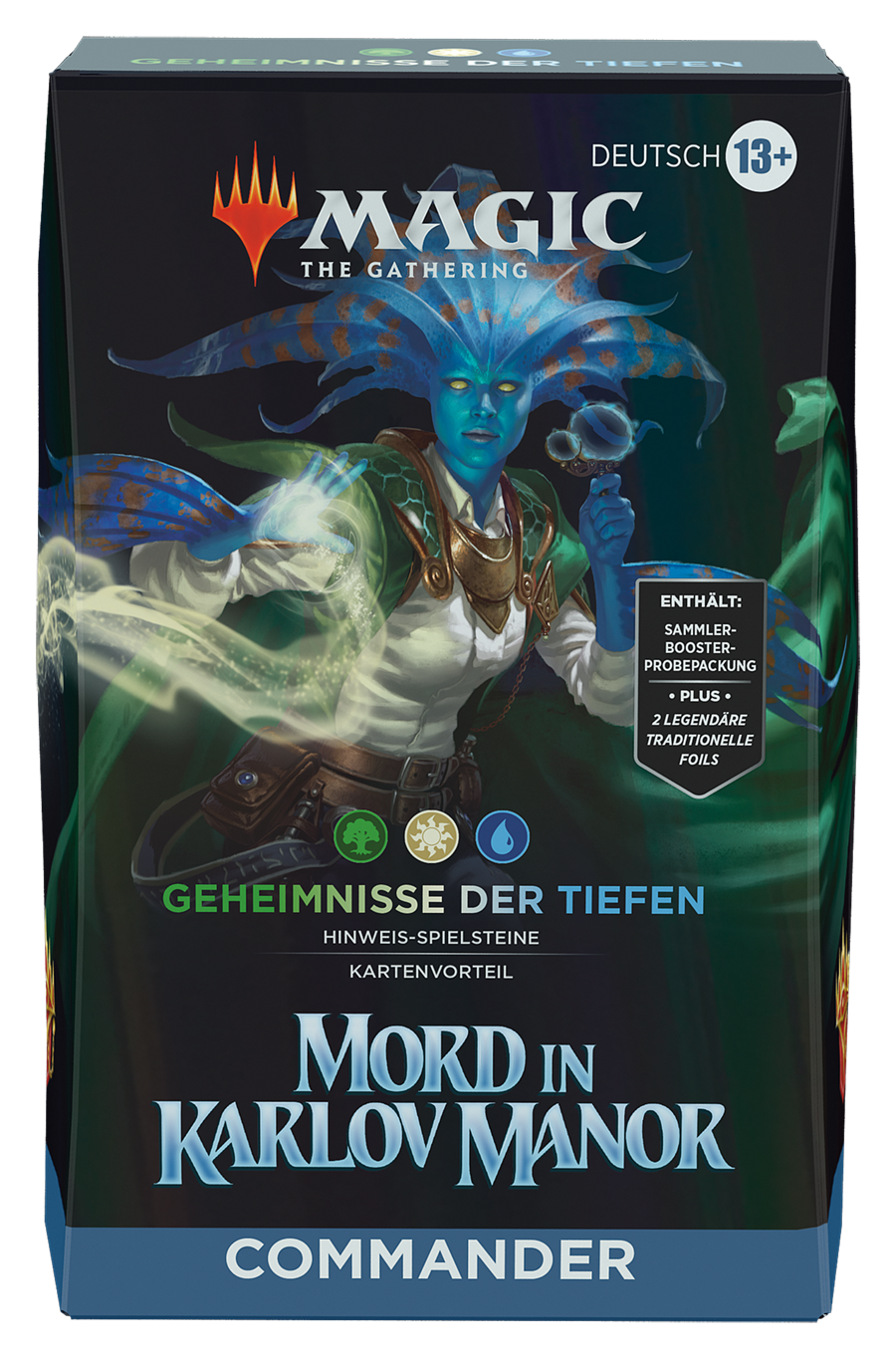 Magic: The Gathering - Mord in Karlov Manor Commander Deck "Geheimnisse der Tiefen" (Deutsch)
