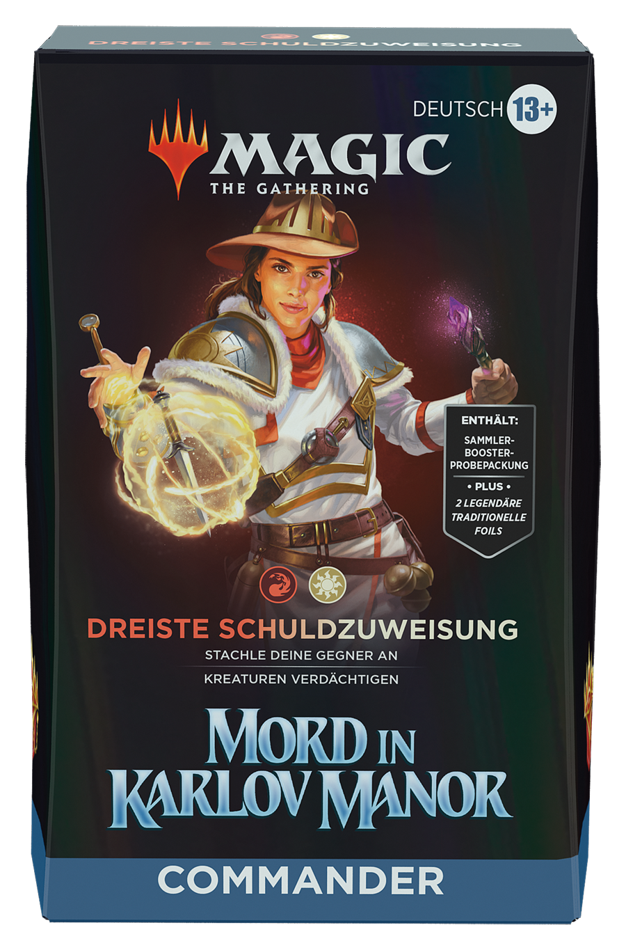 Magic: The Gathering - Mord in Karlov Manor Commander Deck "Dreiste Schuldzuweisung" (Deutsch)