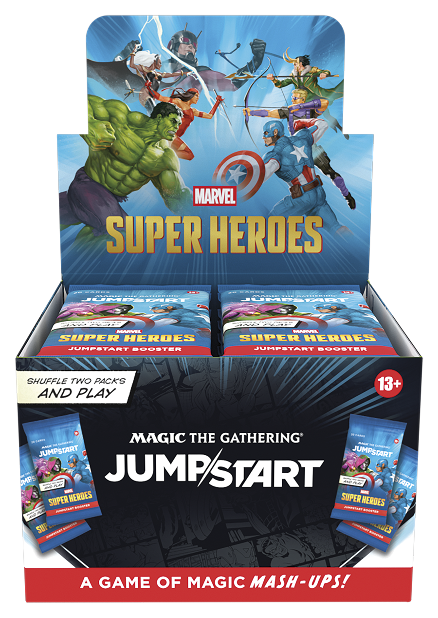 Magic: The Gathering - Marvel Super Heroes Jumpstart Display (Englisch)