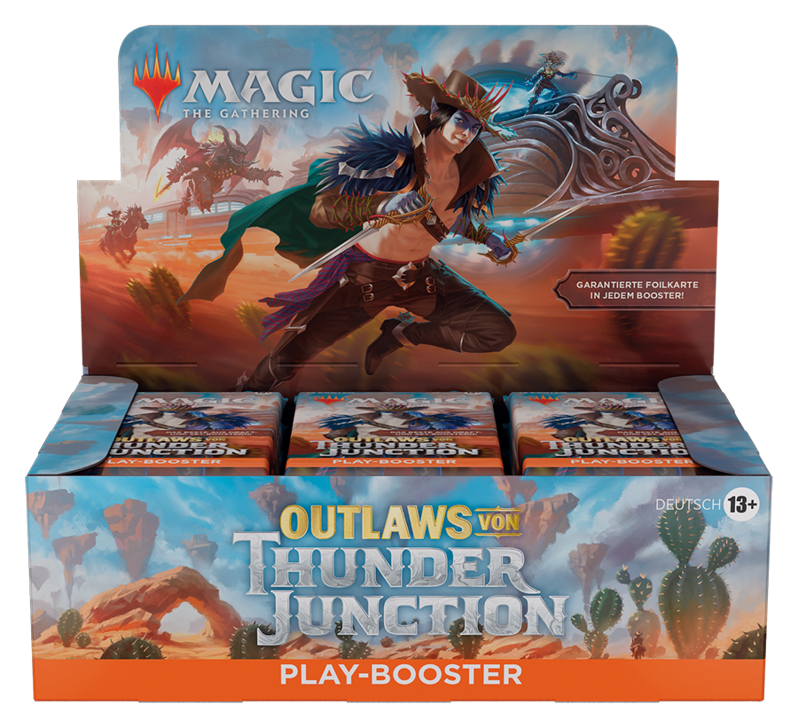 Magic: The Gathering - Outlaws von Thunder Junction Play-Booster Display (Deutsch)