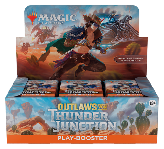 Magic: The Gathering - Outlaws von Thunder Junction Play-Booster Display (Deutsch)