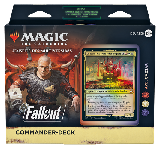 Magic: The Gathering - Jenseits des Multiversums: Fallout Commander Deck "Ave, Caesar" (Deutsch)