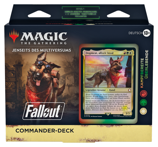 Magic: The Gathering - Jenseits des Multiversums: Fallout Commander Deck "Kampfbereite Überlebende"