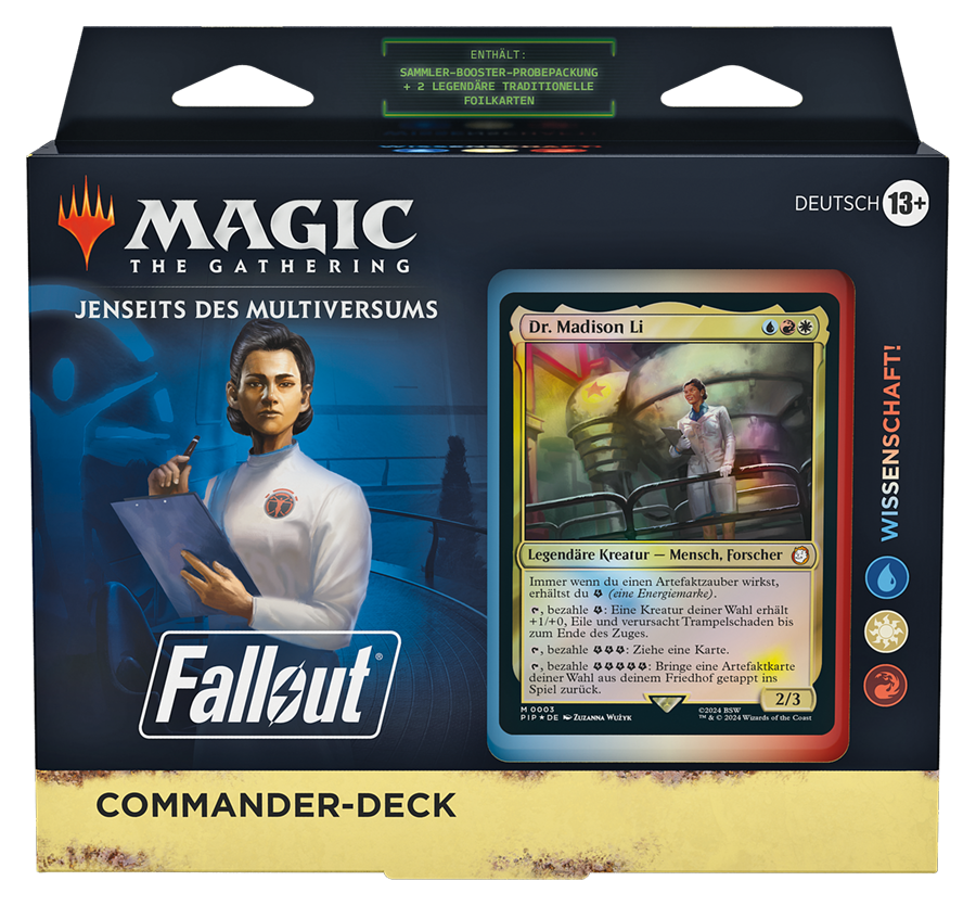 Magic: The Gathering - Jenseits des Multiversums: Fallout Commander Deck "Wissenschaft!" (Deutsch)