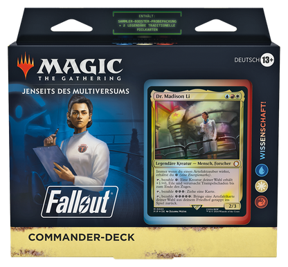 Magic: The Gathering - Jenseits des Multiversums: Fallout Commander Deck "Wissenschaft!" (Deutsch)