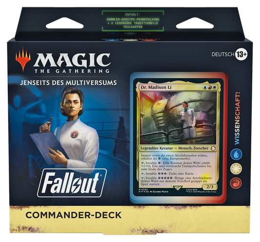 Magic: The Gathering - Jenseits des Multiversums: Fallout Commander Deck "Wissenschaft!" (Deutsch)