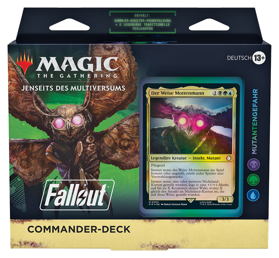 Magic: The Gathering - Jenseits des Multiversums: Fallout Commander Deck "Mutantengefahr" (Deutsch)