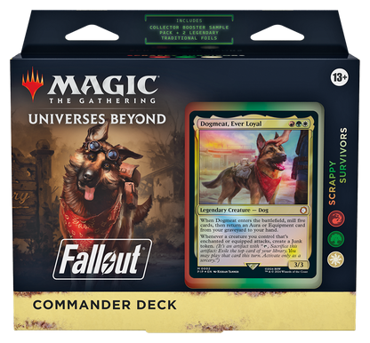 Magic: The Gathering - Universes Beyond: Fallout Commander Deck "Scrappy Survivors" (Englisch)