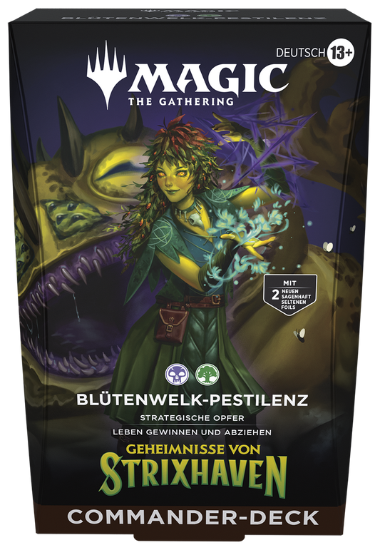 Magic: The Gathering - Geheimnisse von Strixhaven Commander: Blütenwelk-Pestilenz (Deutsch)