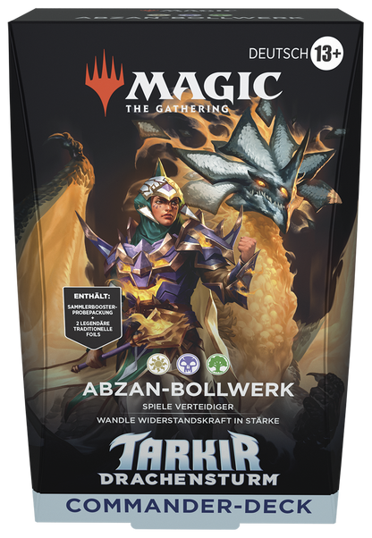 Magic: The Gathering - Tarkir: Drachensturm Commander Deck "Abzan-Bollwerk" (Deutsch)