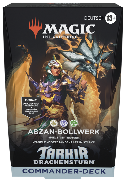 Magic: The Gathering - Tarkir: Drachensturm Commander Deck "Abzan-Bollwerk" (Deutsch)