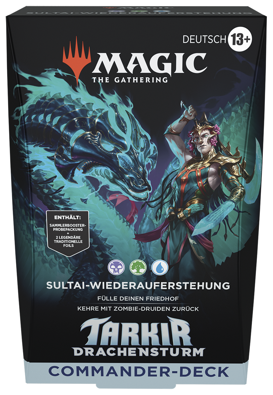 Magic: The Gathering - Tarkir: Drachensturm Commander Deck "Sultai-Wiederauferstehung" (Deutsch)