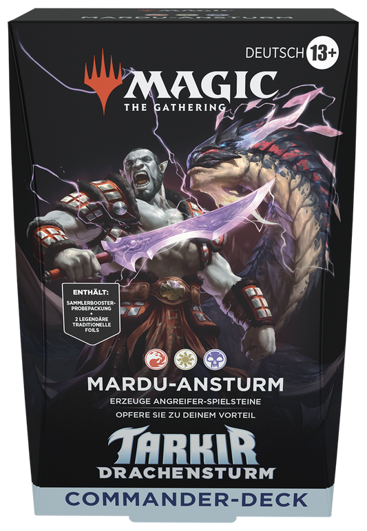 Magic: The Gathering - Tarkir: Drachensturm Commander Deck "Mardu Ansturm" (Deutsch)