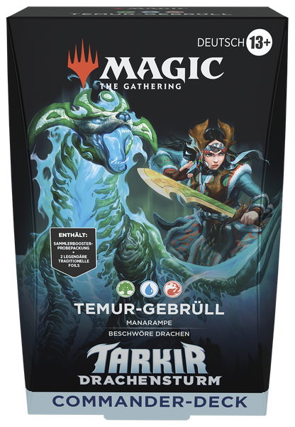Magic: The Gathering - Tarkir: Drachensturm Commander Deck "Temur-Gebrüll" (Deutsch)
