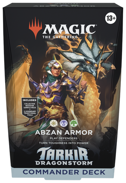 Magic: The Gathering - Tarkir: Dragonstorm Commander Deck "Abzan Armor" (Englisch)