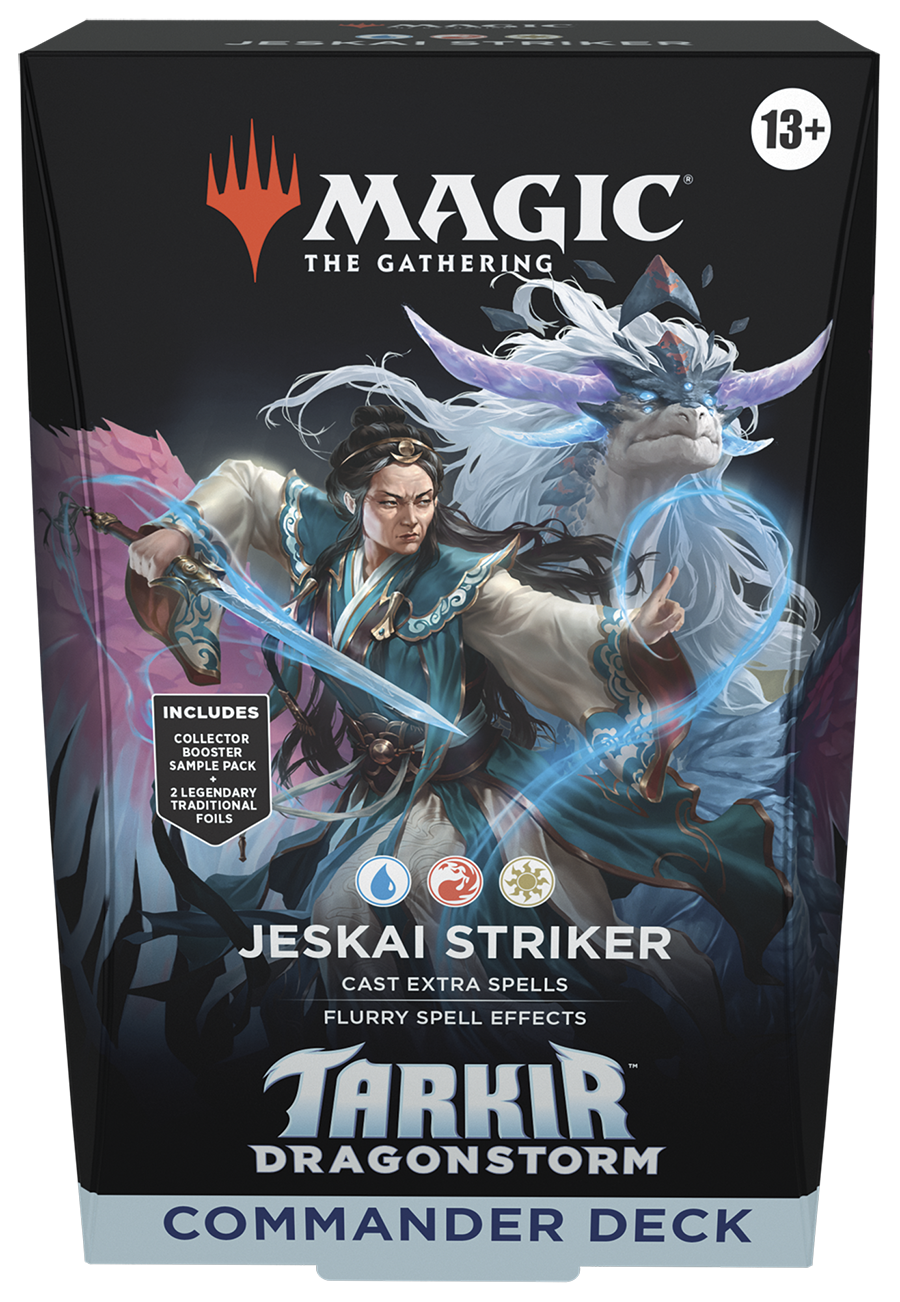 Magic: The Gathering - Tarkir: Dragonstorm Commander Deck "Jeskai Striker" (Englisch)