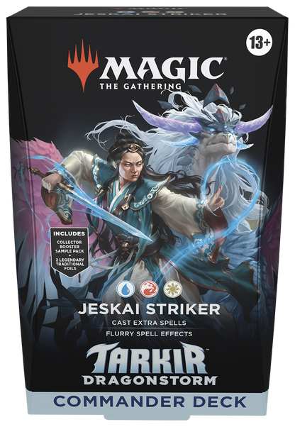 Magic: The Gathering - Tarkir: Dragonstorm Commander Deck "Jeskai Striker" (Englisch)