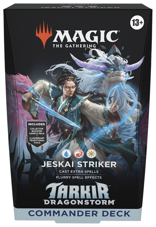Magic: The Gathering - Tarkir: Dragonstorm Commander Deck "Jeskai Striker" (Englisch)