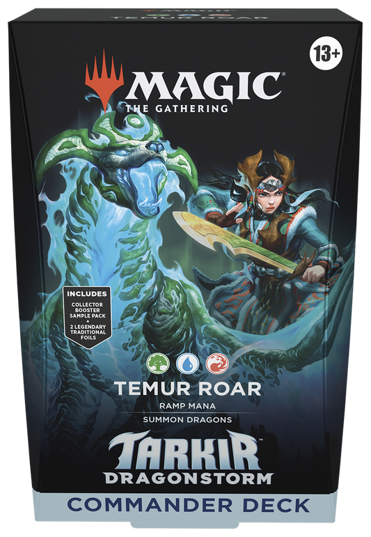 Magic: The Gathering - Tarkir: Dragonstorm Commander Deck "Temur Roar" (Englisch)