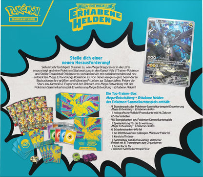 Pokémon Sammelkartenspiel - Erhabene Helden Top-Trainer Box (Deutsch)