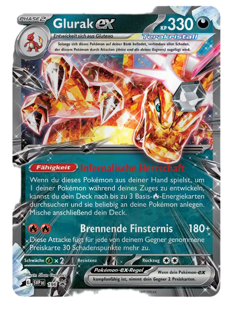Pokémon Sammelkartenspiel- Glurak-ex Spezial Kollektion