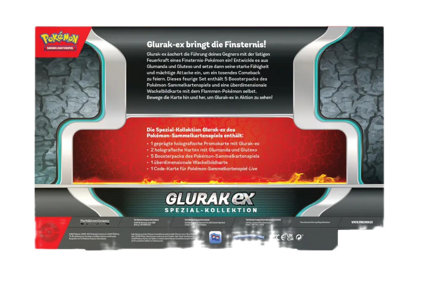 Pokémon Sammelkartenspiel- Glurak-ex Spezial Kollektion