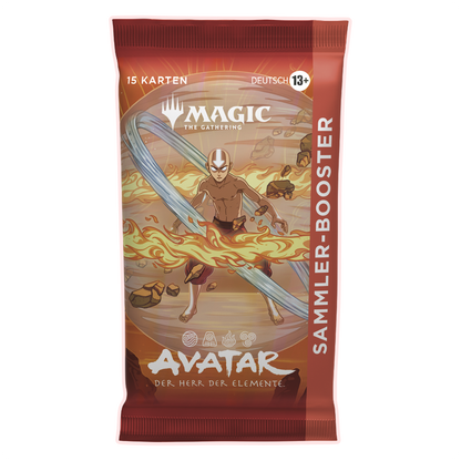 Avatar: Herr der Elemente Sammler-Booster Display (Deutsch)