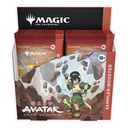 Avatar: Herr der Elemente Sammler-Booster Display (Deutsch)