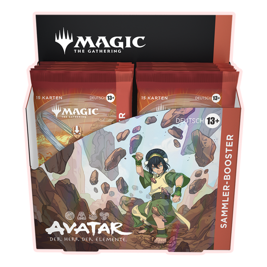 Avatar: Herr der Elemente Sammler-Booster Display (Deutsch)