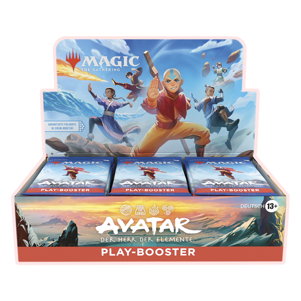 Avatar: Herr der Elemente Play-Booster Display (Deutsch)