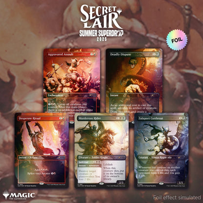 Magic: The Gathering - Secret Lair: The Art of Frank Frazetta: The Second Exhibition (Rainbow Foil) (Englisch)