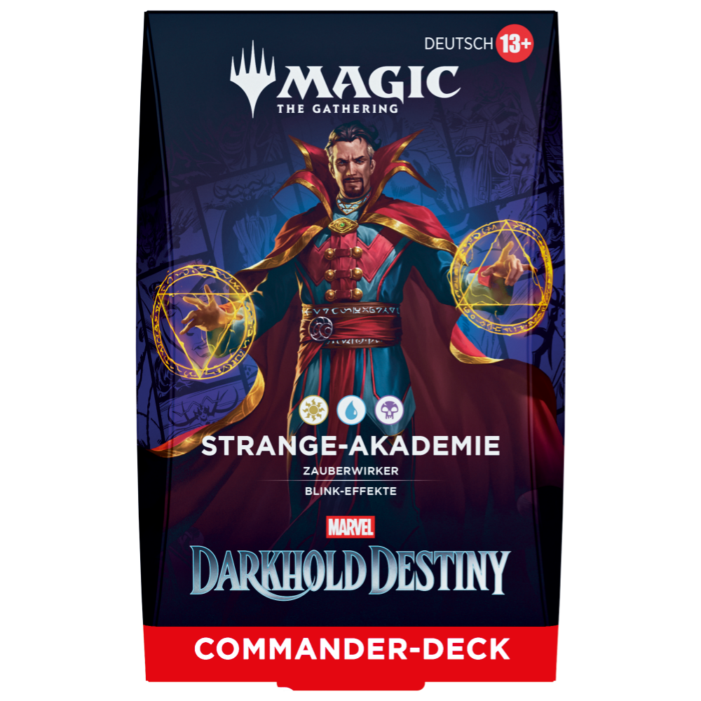 Magic: The Gathering - Marvel Darkhold Destiny Commander Deck "Strange-Akademie" (Deutsch)