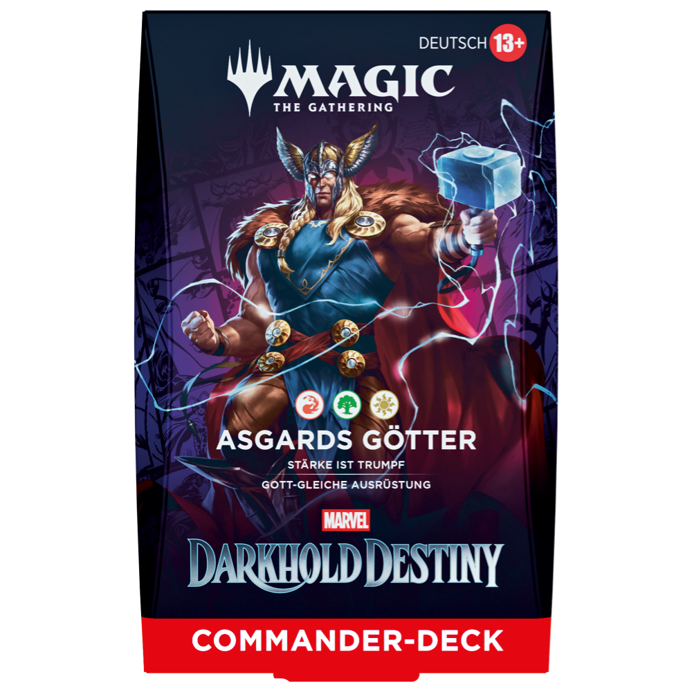 Magic: The Gathering - Marvel Darkhold Destiny Commander Deck "Asgards Götter" (Deutsch)