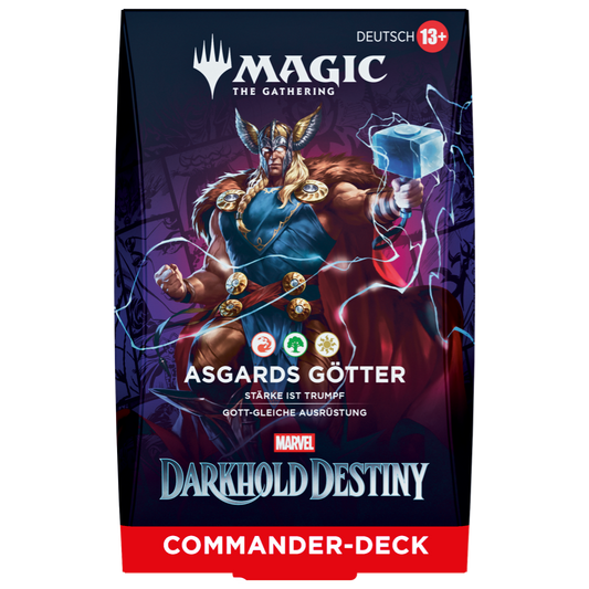 Magic: The Gathering - Marvel Darkhold Destiny Commander Deck "Asgards Götter" (Deutsch)