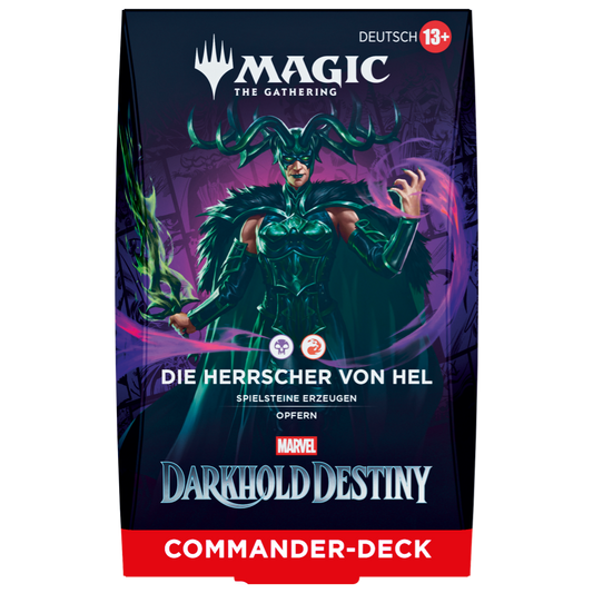 Magic: The Gathering - Marvel Darkhold Destiny Commander Deck "Die Herrscher von Hel" (Deutsch)