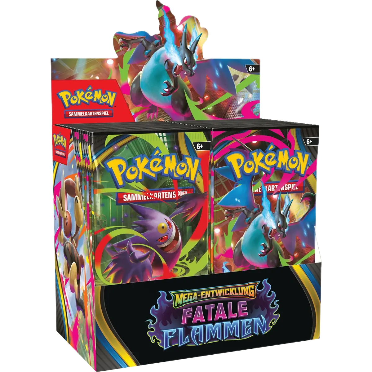 Pokémon Sammelkartenspiel - Fatale Flammen Booster Display (Deutsch)
