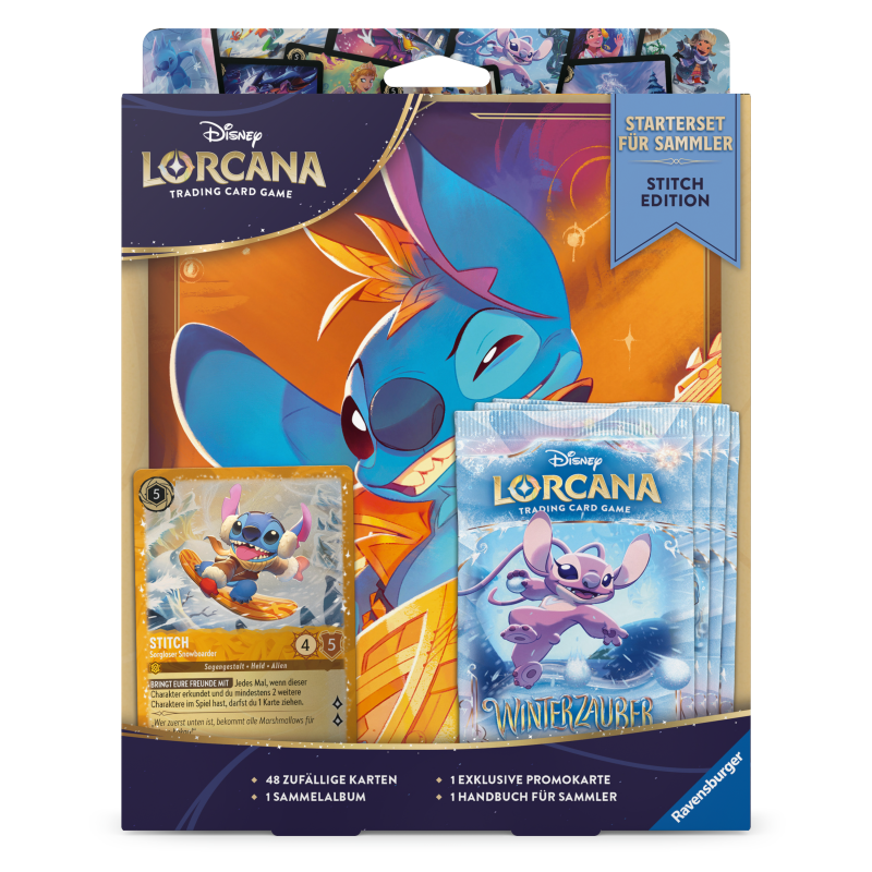 Disney Lorcana - Winterzauber Starterset für Sammler (Stitch Edition)