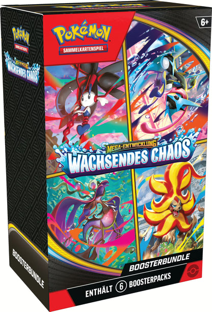 Pokémon Sammelkartenspiel - Wachsendes Chaos Booster Bundle (Deutsch)