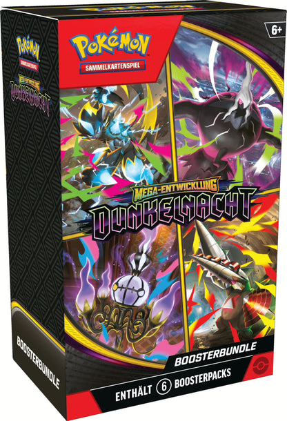 Pokémon Sammelkartenspiel - ME05 - Dunkelnacht  Booster Bundle (Deutsch)