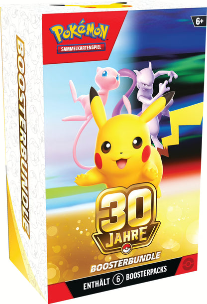 Pokémon Sammelkartenspiel - 30 Jahre Pokémon Boosterbundle (Deutsch)