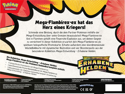 Pokémon Sammelkartenspiel - Erhabene Helden Mega-Flambirex-ex Kollektion (Deutsch)