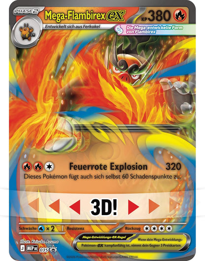 Pokémon Sammelkartenspiel - Erhabene Helden Mega-Flambirex-ex Kollektion (Deutsch)