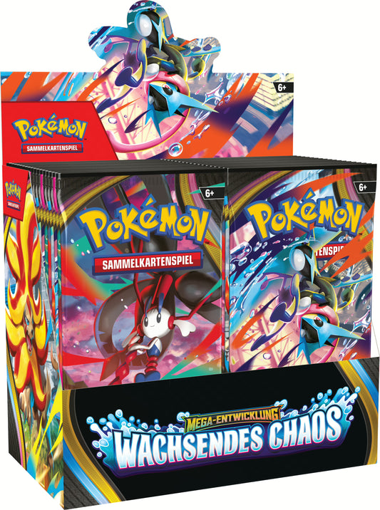 Pokémon Sammelkartenspiel - Wachsendes Chaos Booster Display (Deutsch)